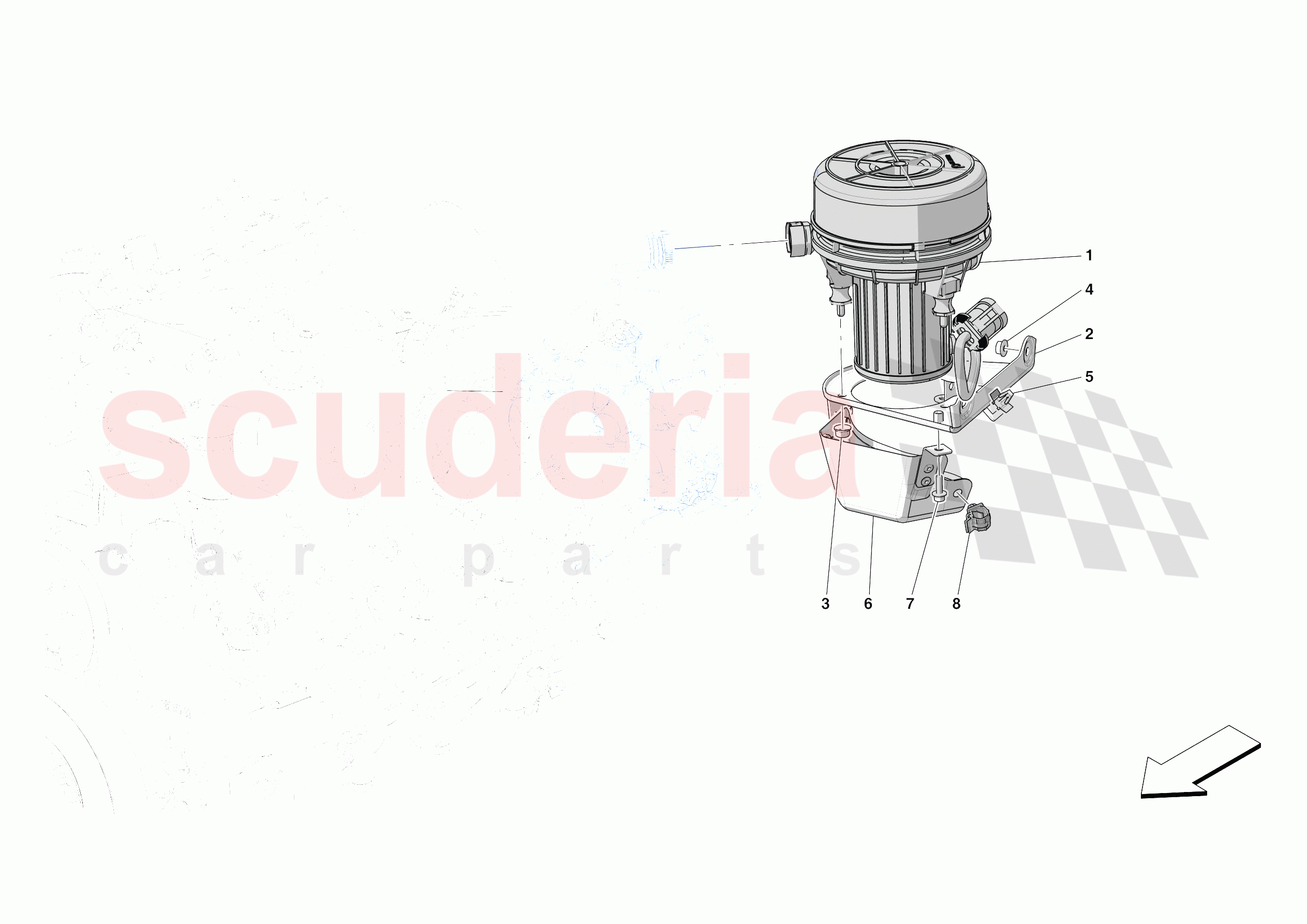 EMISSIONS CONTROL SYSTEM of Ferrari Ferrari SF90 Spider Europe