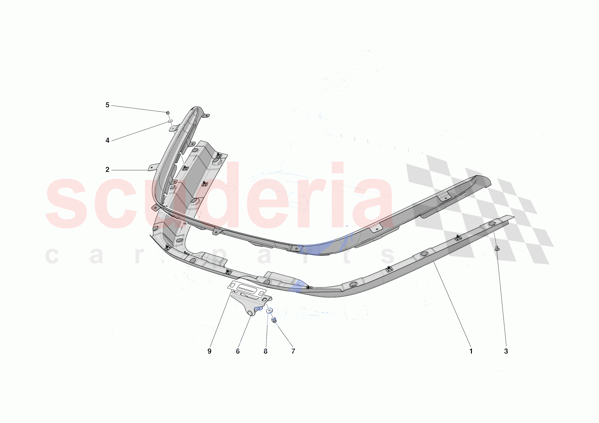 FRONT LID TRIM of Ferrari Ferrari SF90 Spider Europe