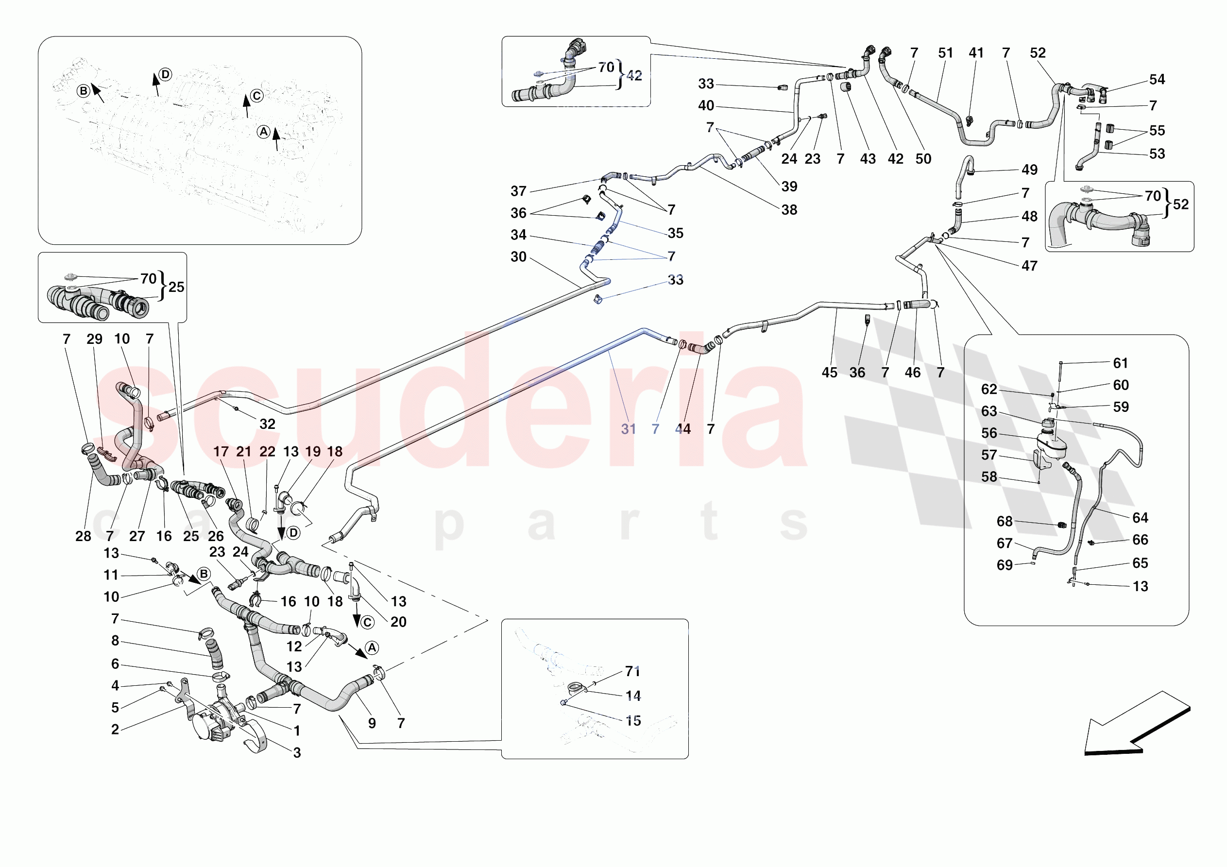 INVERTER COOLING of Ferrari Ferrari SF90 Spider Europe RH