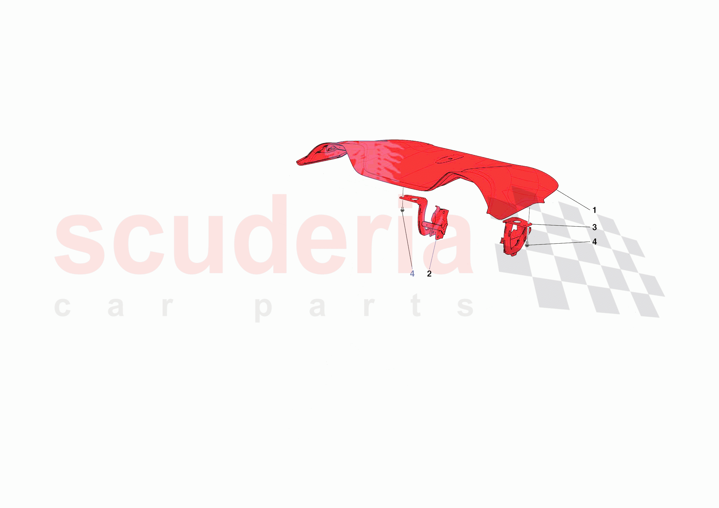 TONNEAU COVER of Ferrari Ferrari SF90 Spider Europe RH