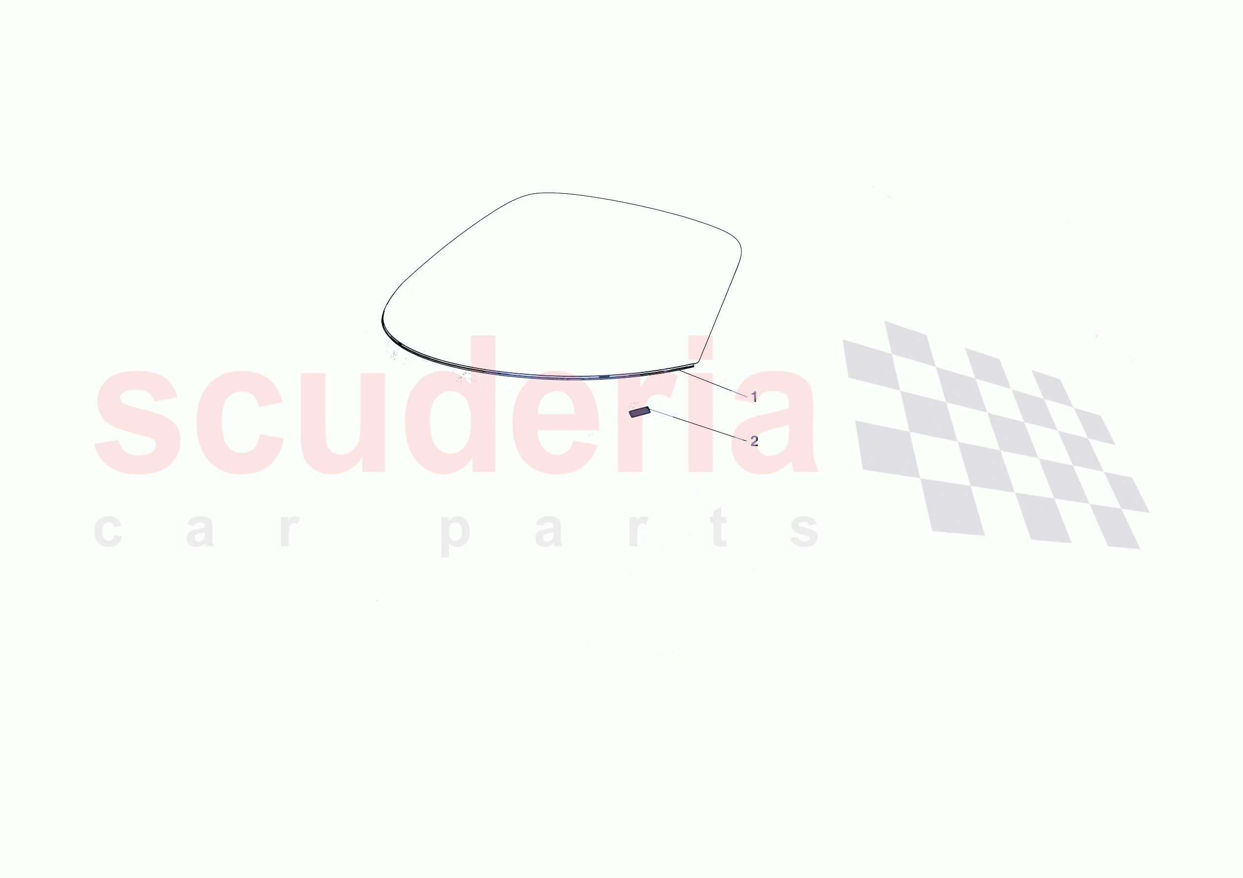 WINDSCREEN of Ferrari Ferrari SF90 Stradale USA
