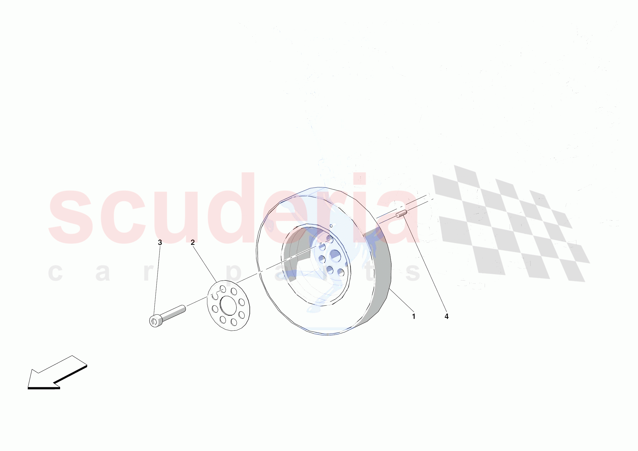 TORSION DAMPER of Ferrari Ferrari SF90 XX Spider Europe