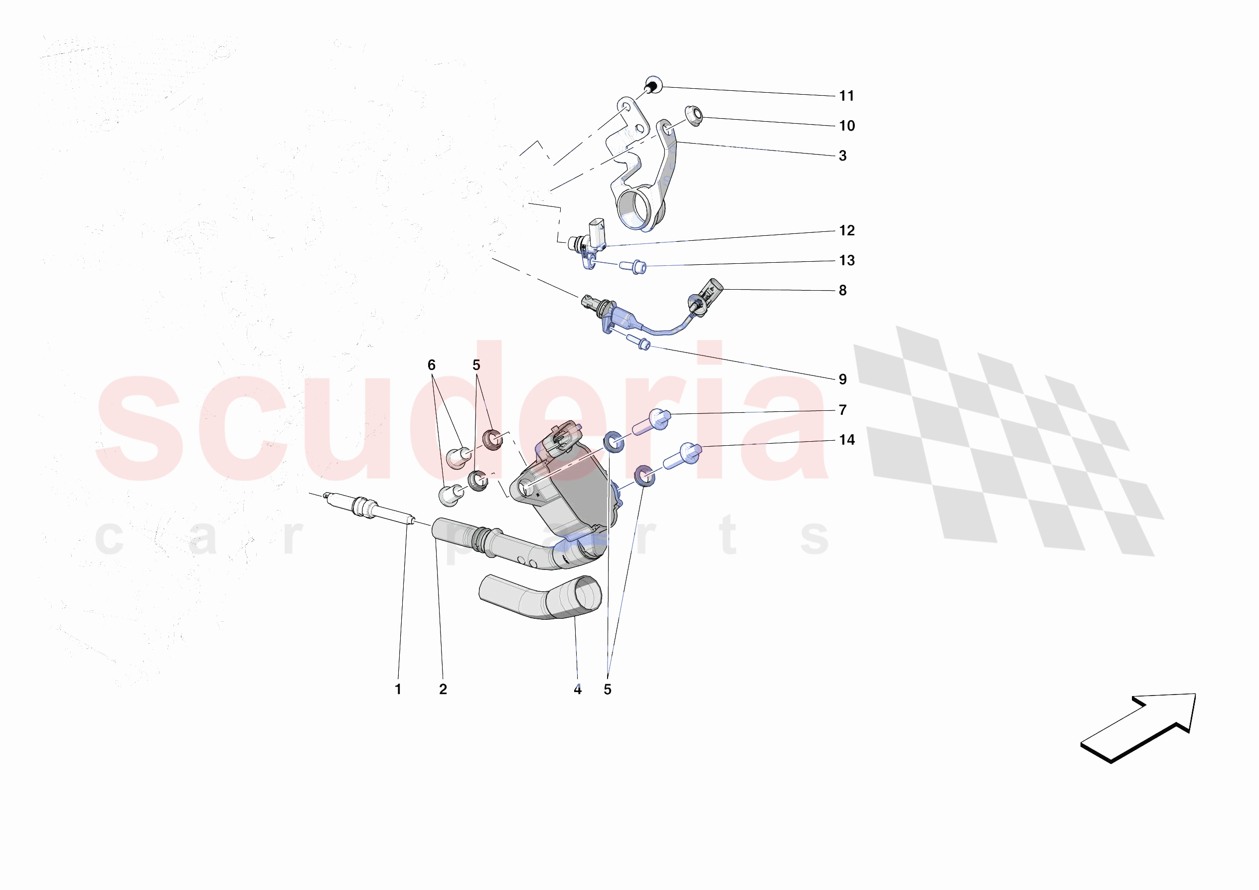 IGNITION COIL, SPARK PLUGS AND SENSORS of Ferrari Ferrari SF90 XX Spider Europe