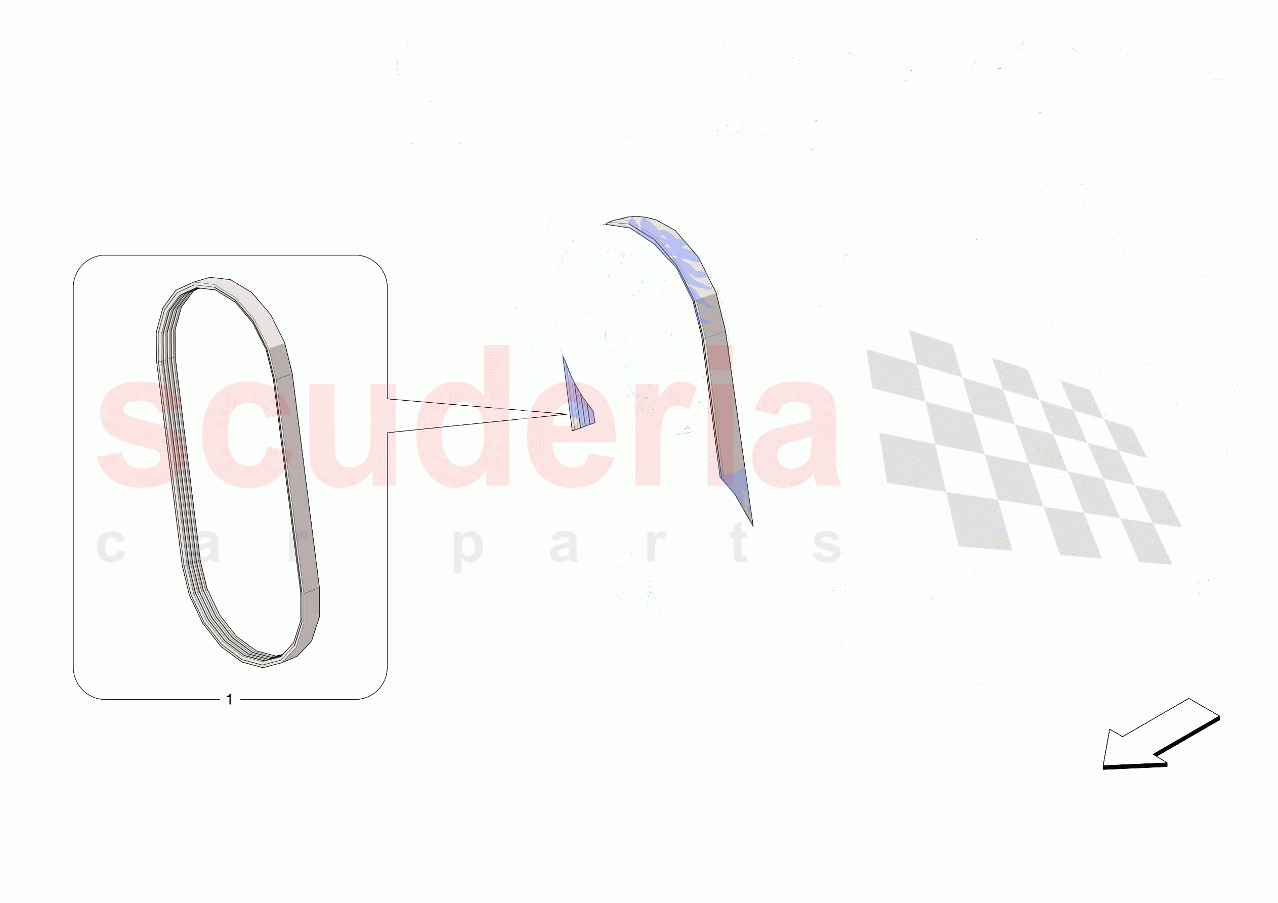 ALTERNATOR DRIVE of Ferrari Ferrari SF90 XX Spider Europe