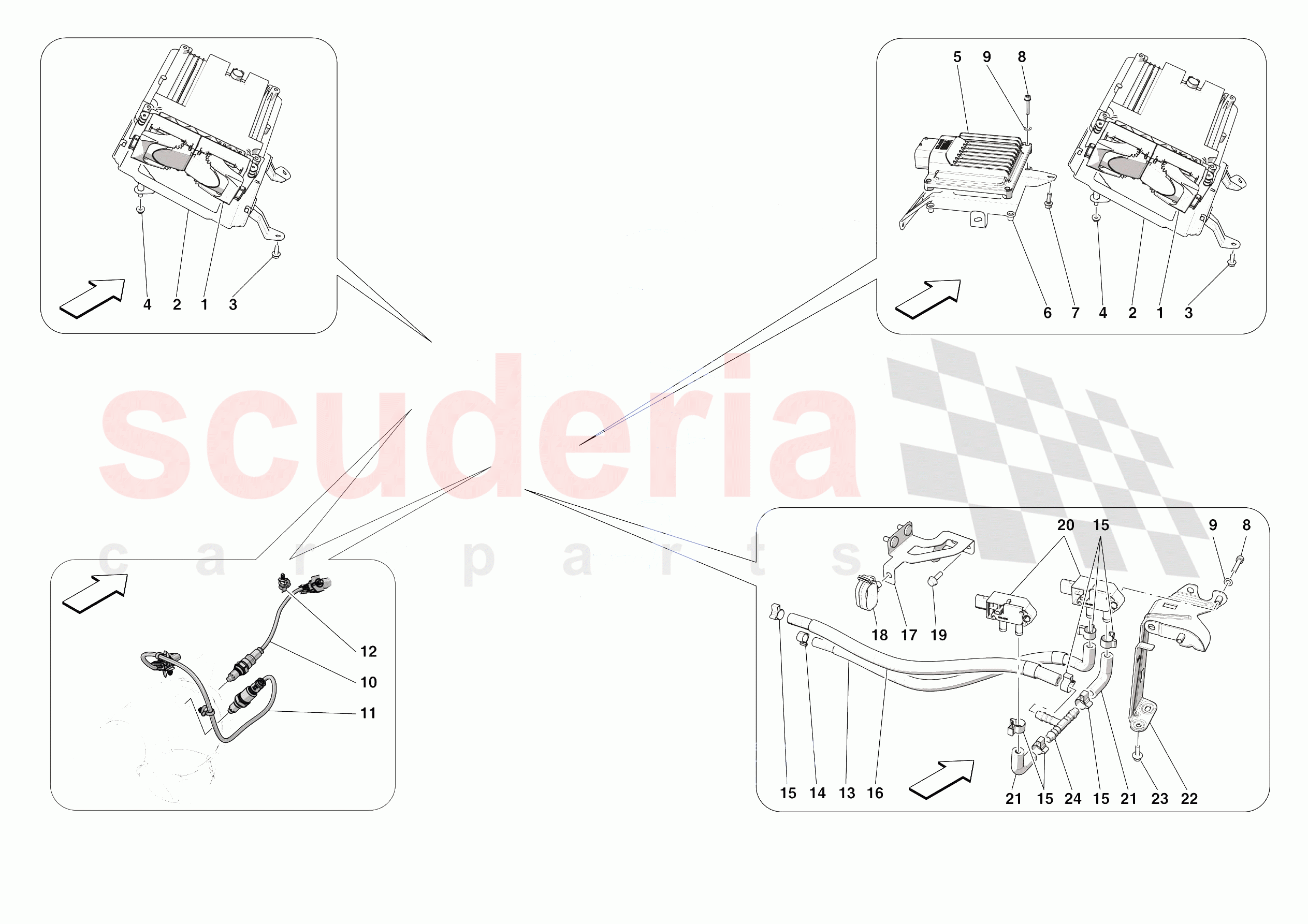 ENGINE INJECTION CONTROL of Ferrari Ferrari SF90 XX Spider USA