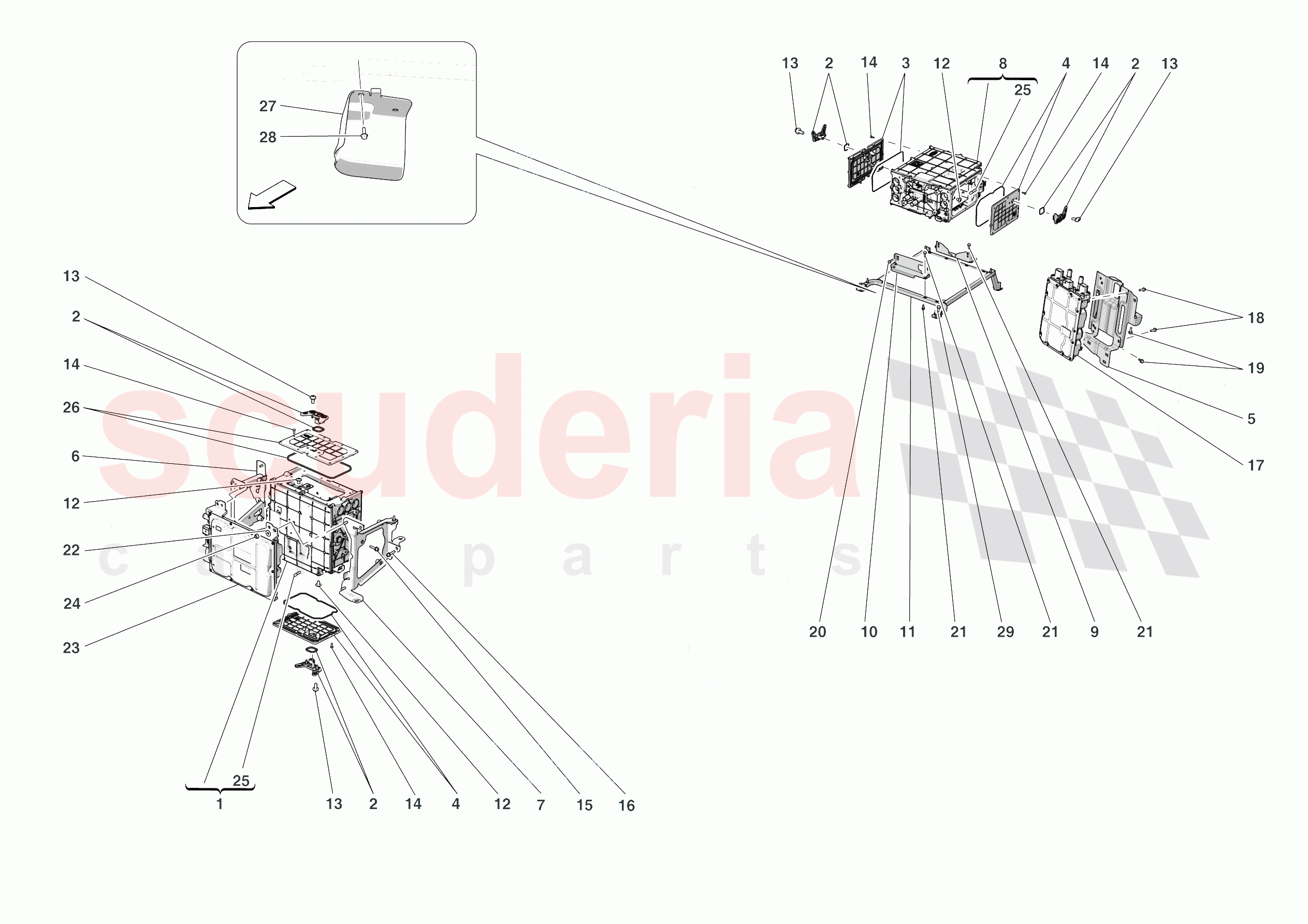 POWER ELECTRONICS of Ferrari Ferrari SF90 XX Spider USA