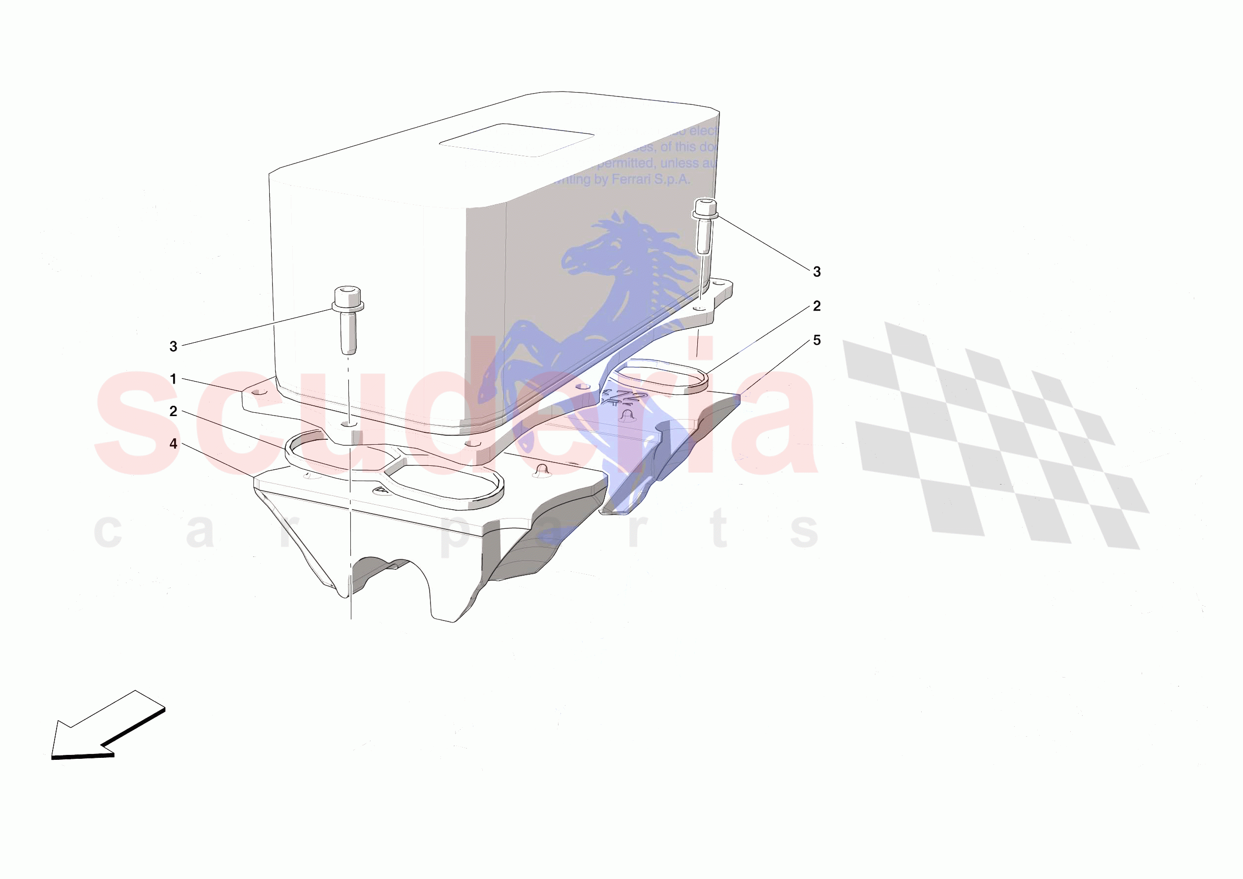 ENGINE HEAT EXCHANGER of Ferrari Ferrari SF90 XX Stradale Europe