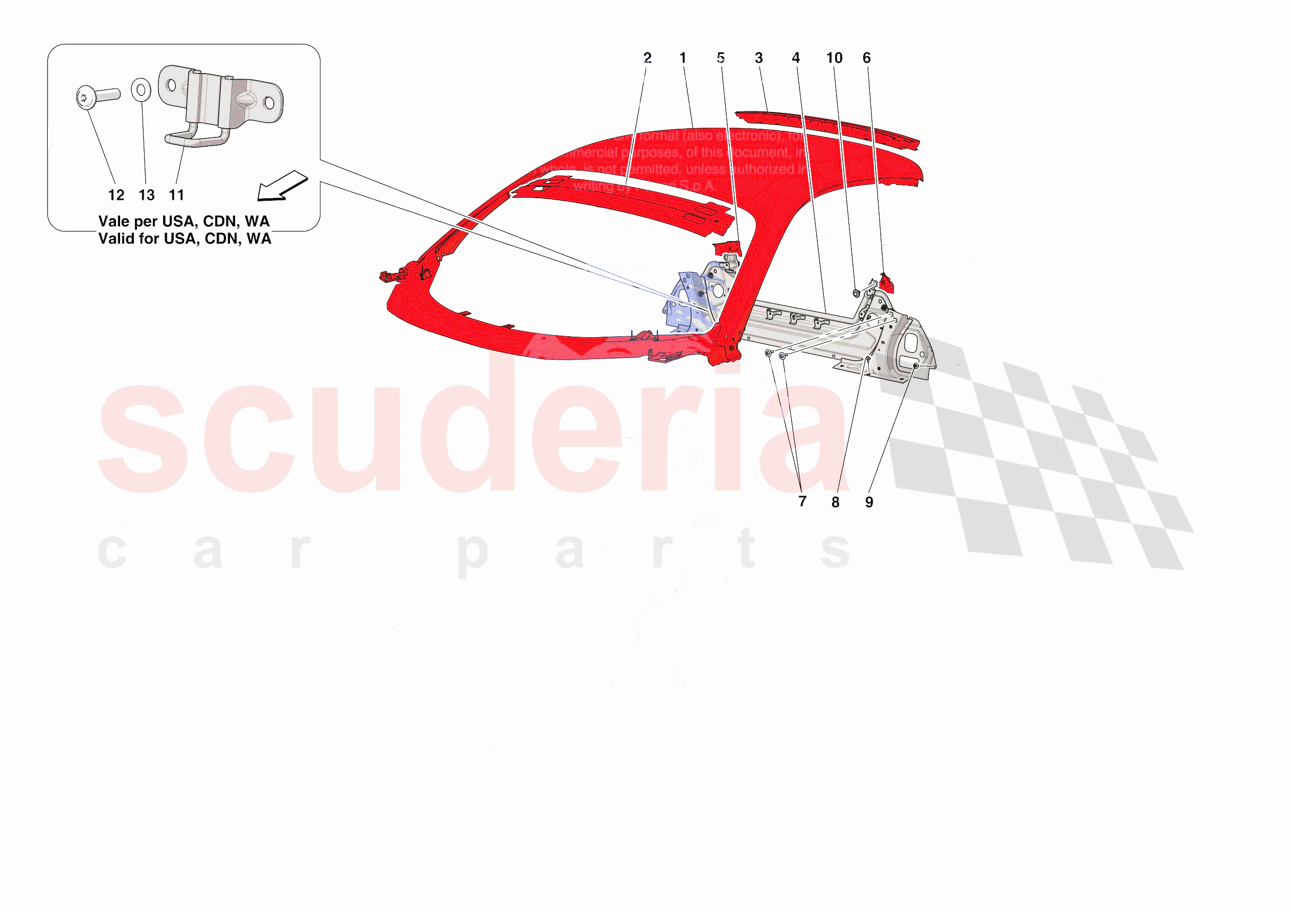 ROOF of Ferrari Ferrari SF90 XX Stradale Europe
