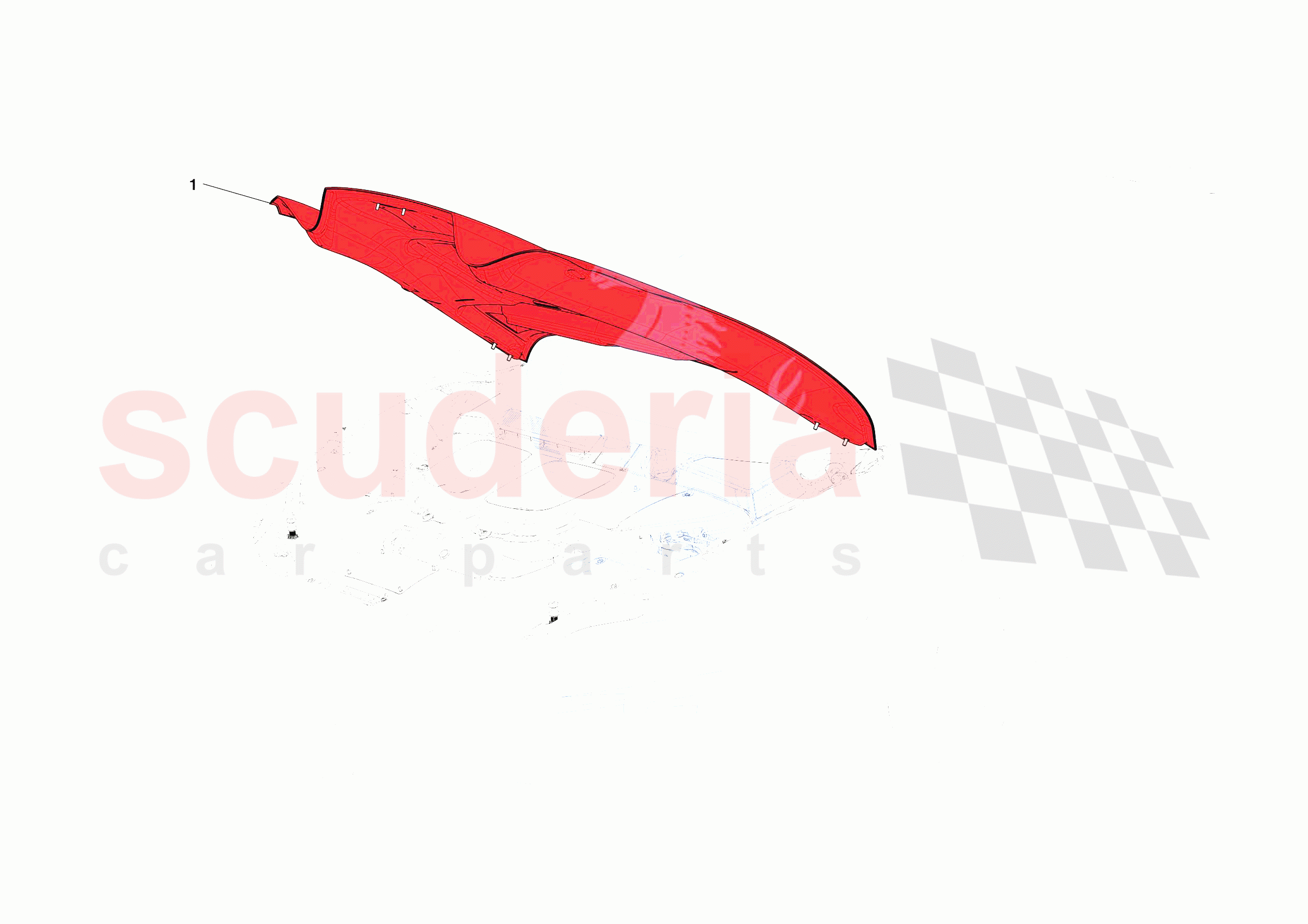 FRONT LID SUBSTRUCTURE of Ferrari Ferrari SF90 XX Stradale Europe