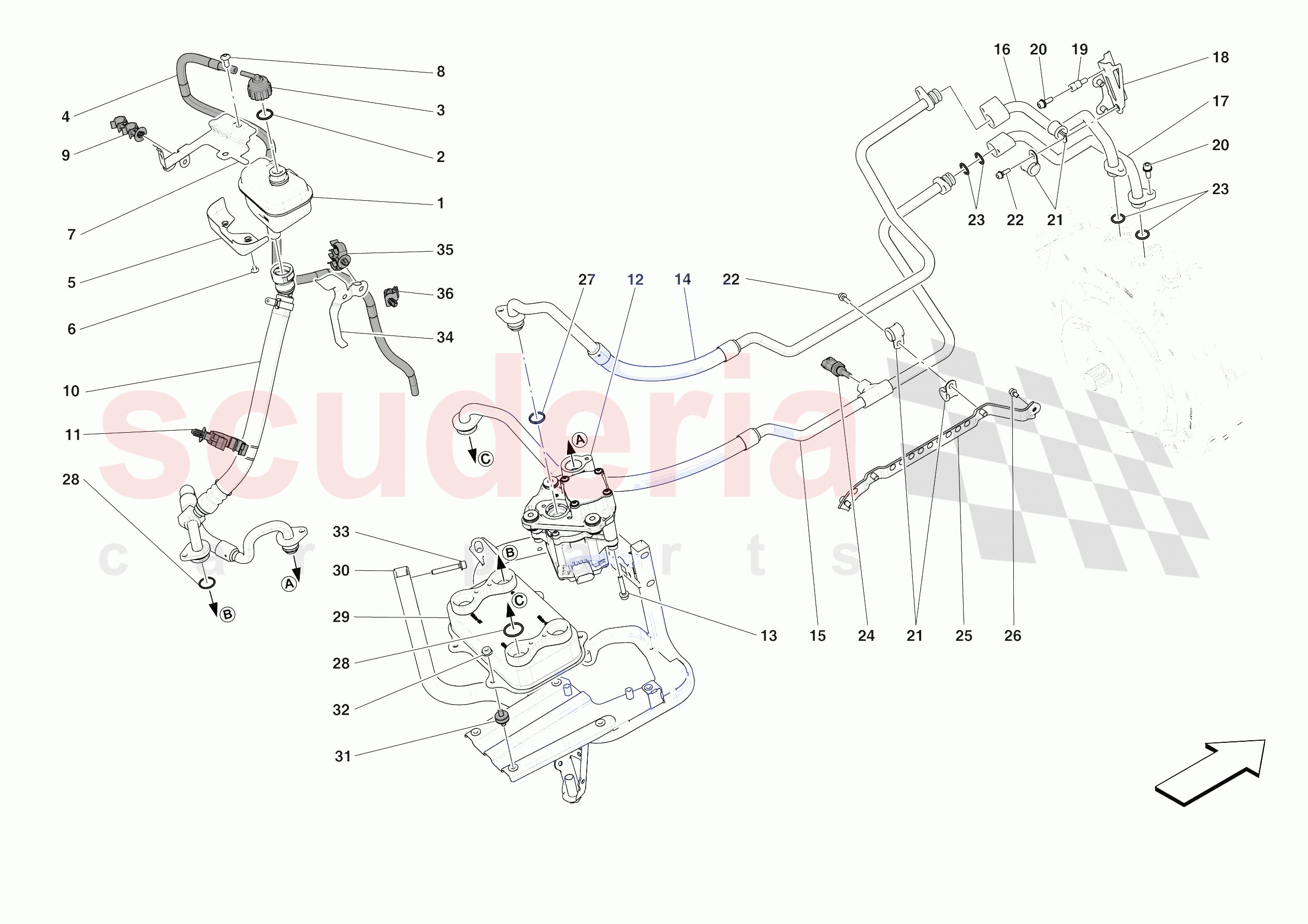ELECTRIC MACHINE COOLING of Ferrari Ferrari SF90 XX Stradale Europe