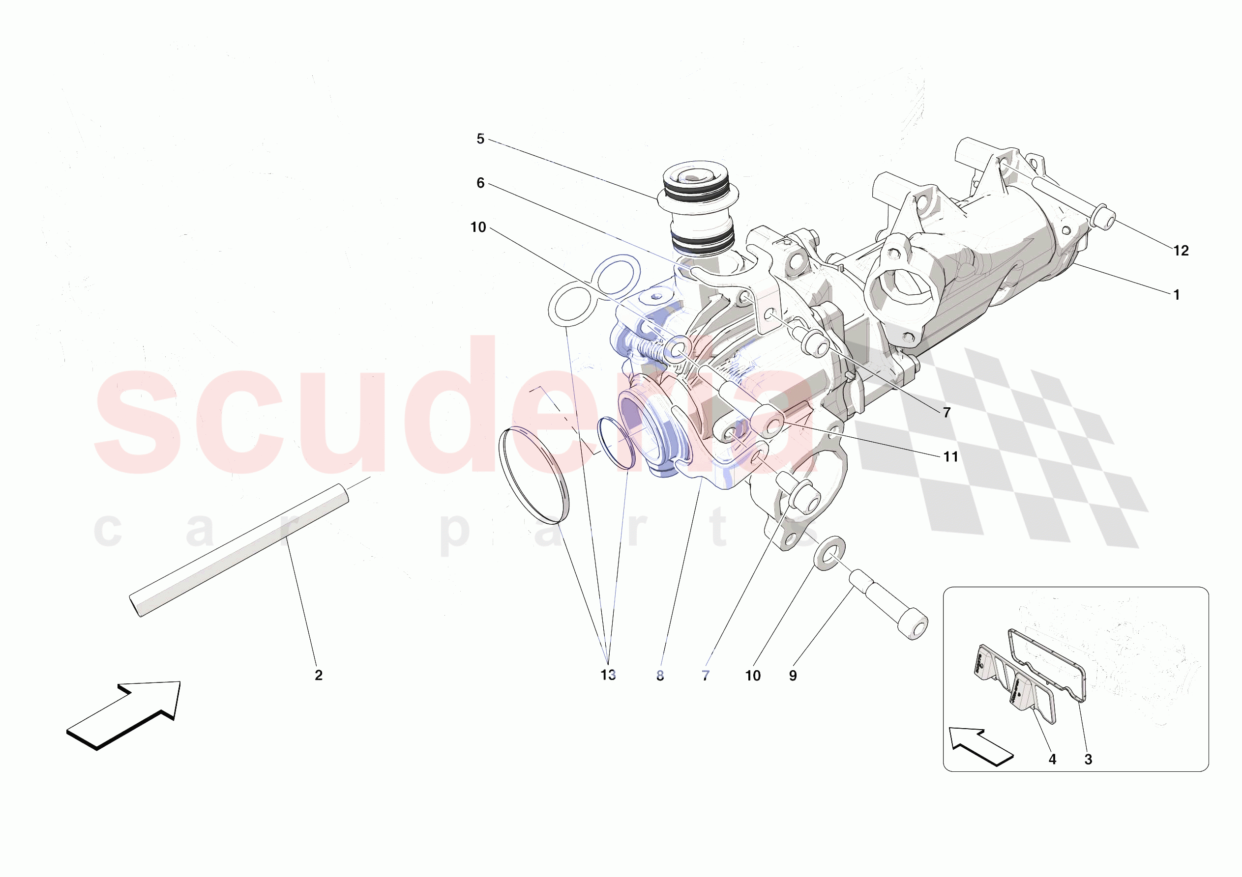 ENGINE OIL PUMP of Ferrari Ferrari SF90 XX Stradale USA