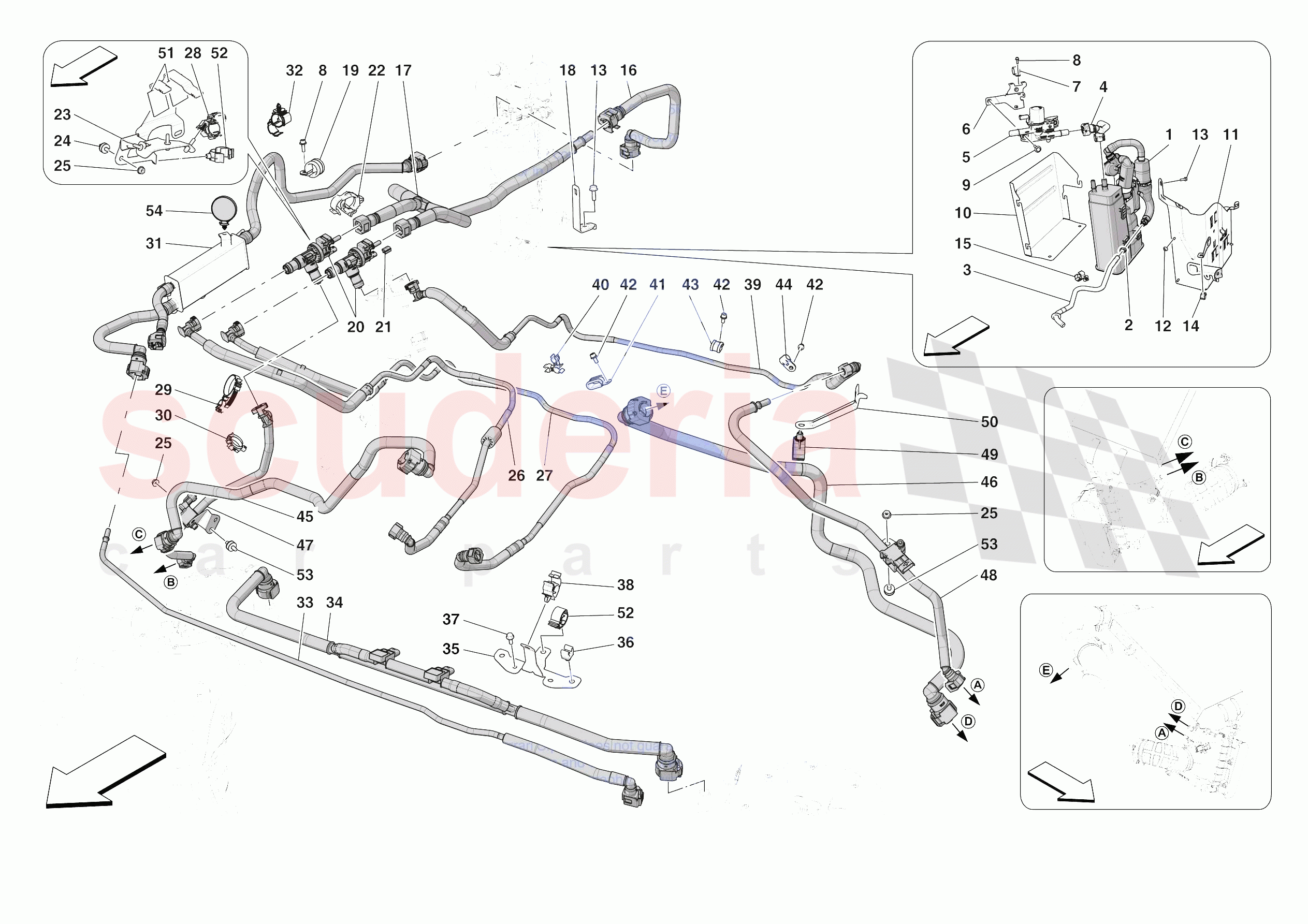 EVAPORATIVE EMISSIONS CONTROL SYSTEM of Ferrari Ferrari SF90 XX Stradale USA
