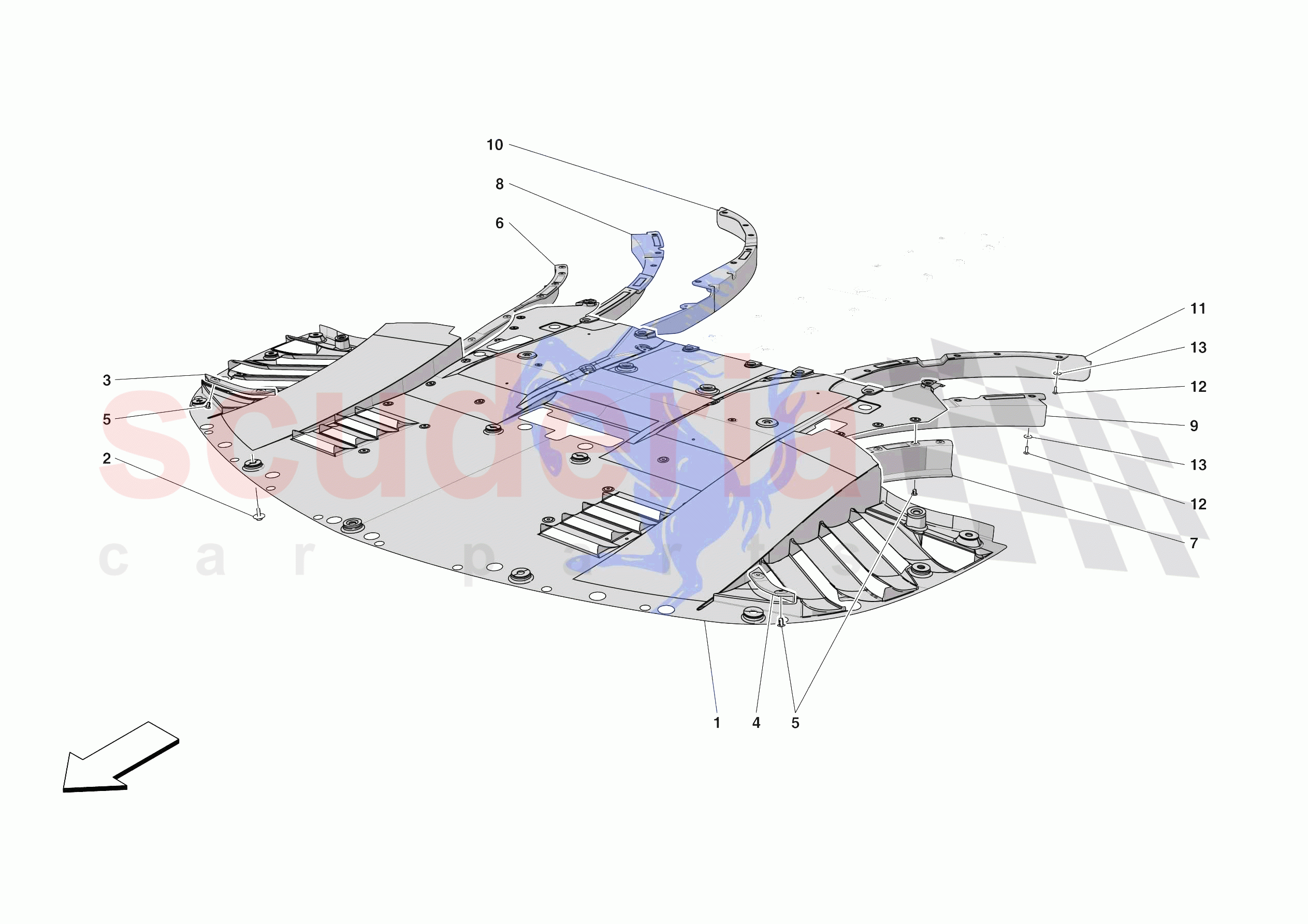 FRONT SHIELDS of Ferrari Ferrari SF90 XX Stradale USA