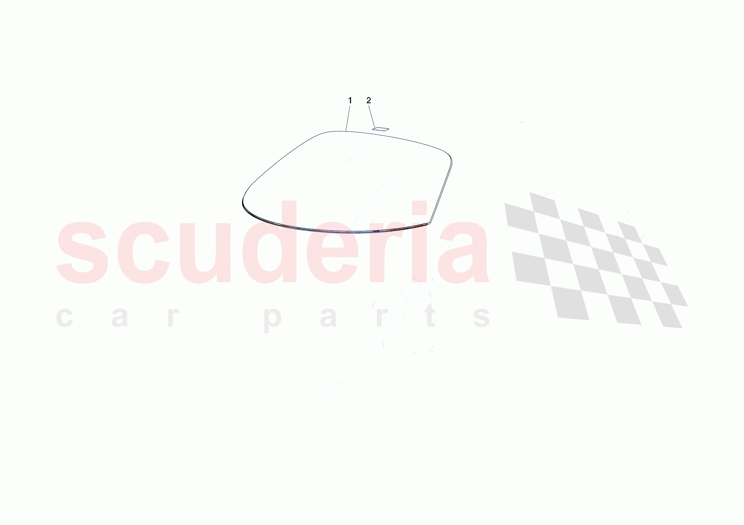 WINDSCREEN of Ferrari Ferrari SF90 XX Stradale USA
