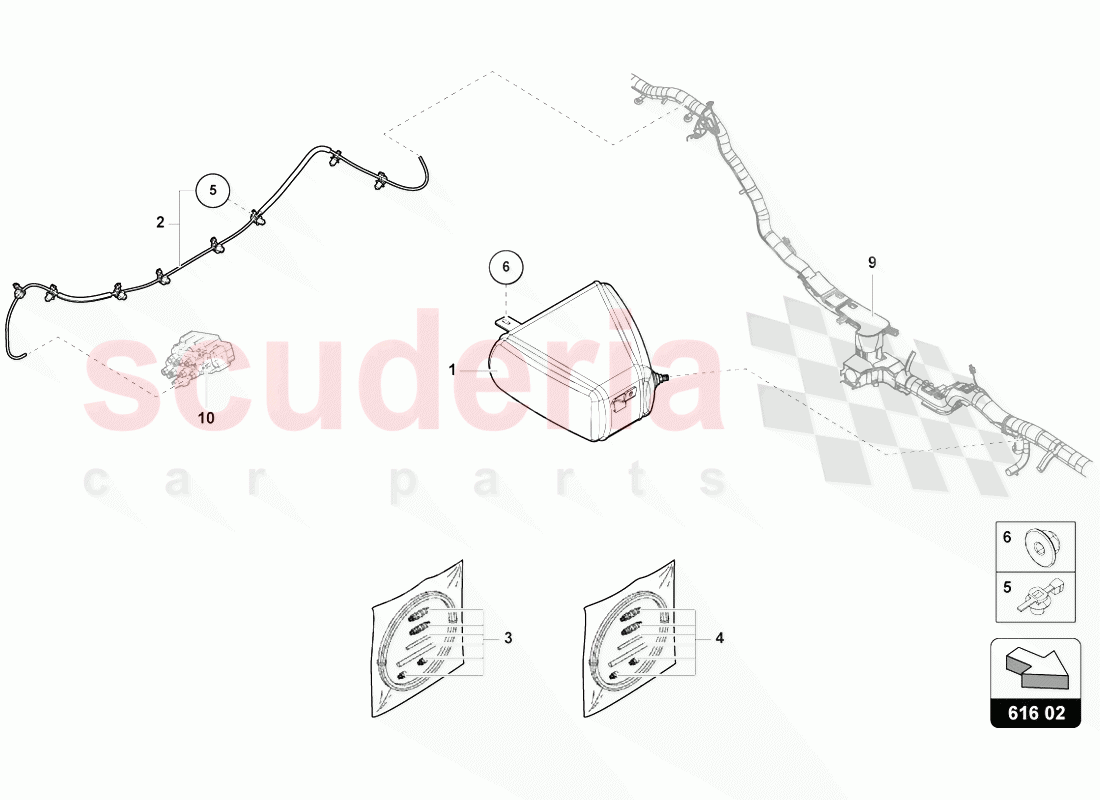 LIFTING DEVICE of Lamborghini Lamborghini Urus (2018-2019)