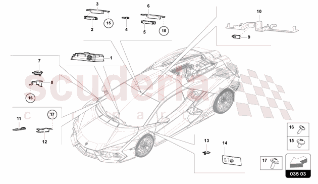 AERIAL of Lamborghini Lamborghini Revuelto Coupe