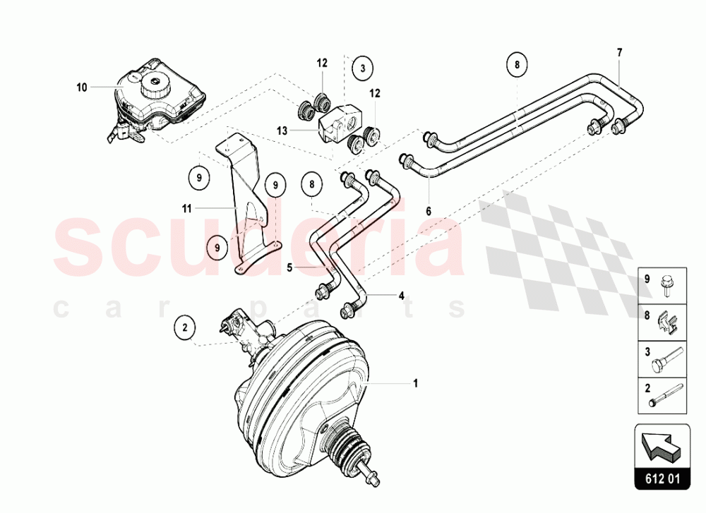 POWER BRAKE of Lamborghini Lamborghini Aventador LP720 Roadster