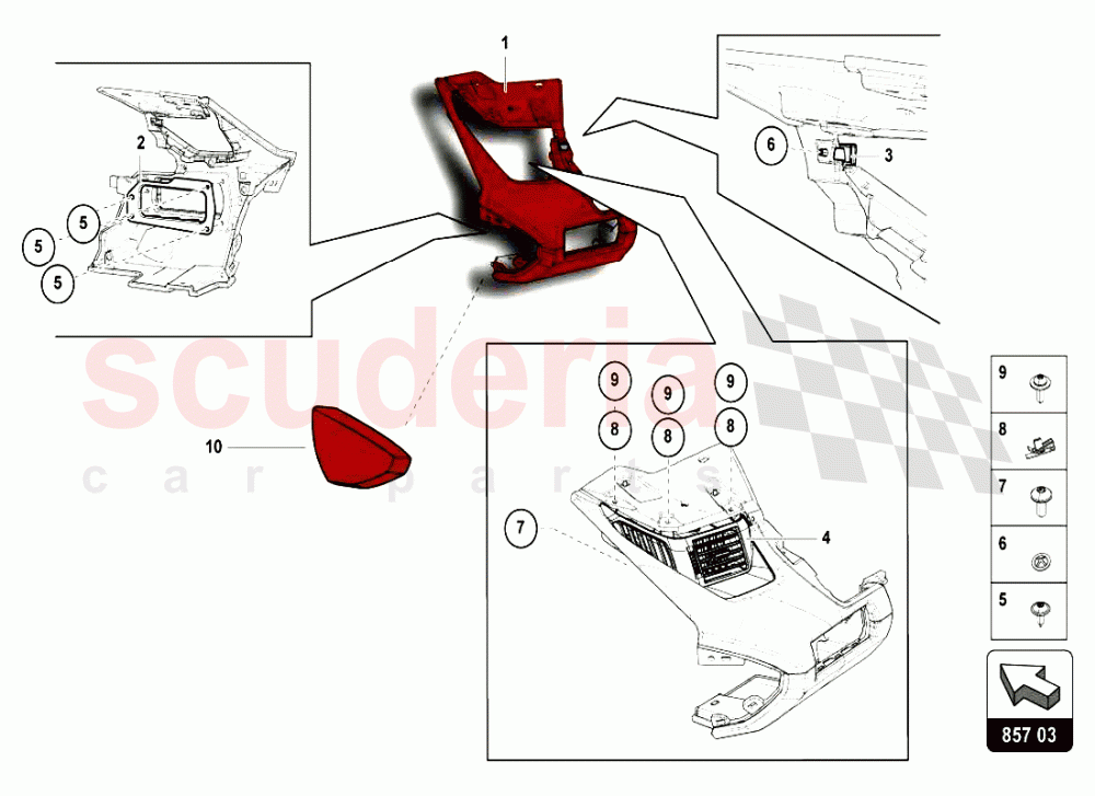 DASHBOARD 2 of Lamborghini Lamborghini Aventador LP720 Roadster