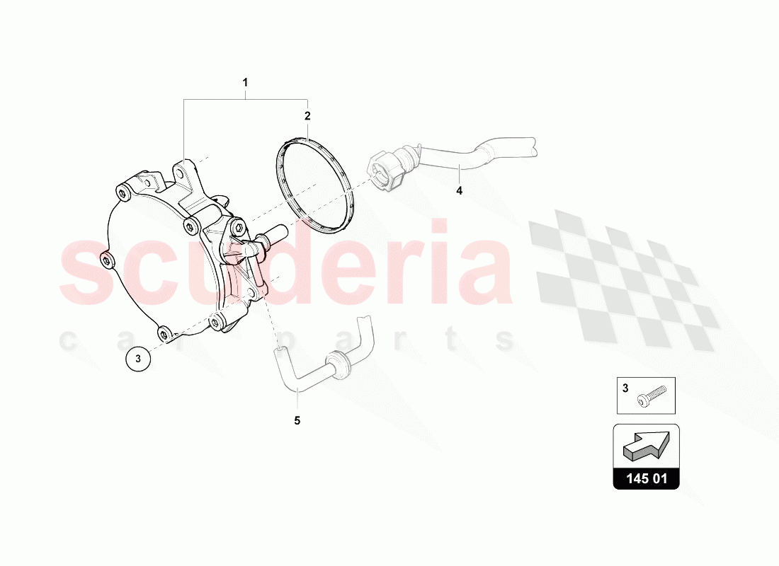 VACUUM PUMP of Lamborghini Lamborghini Urus (2018-2019)