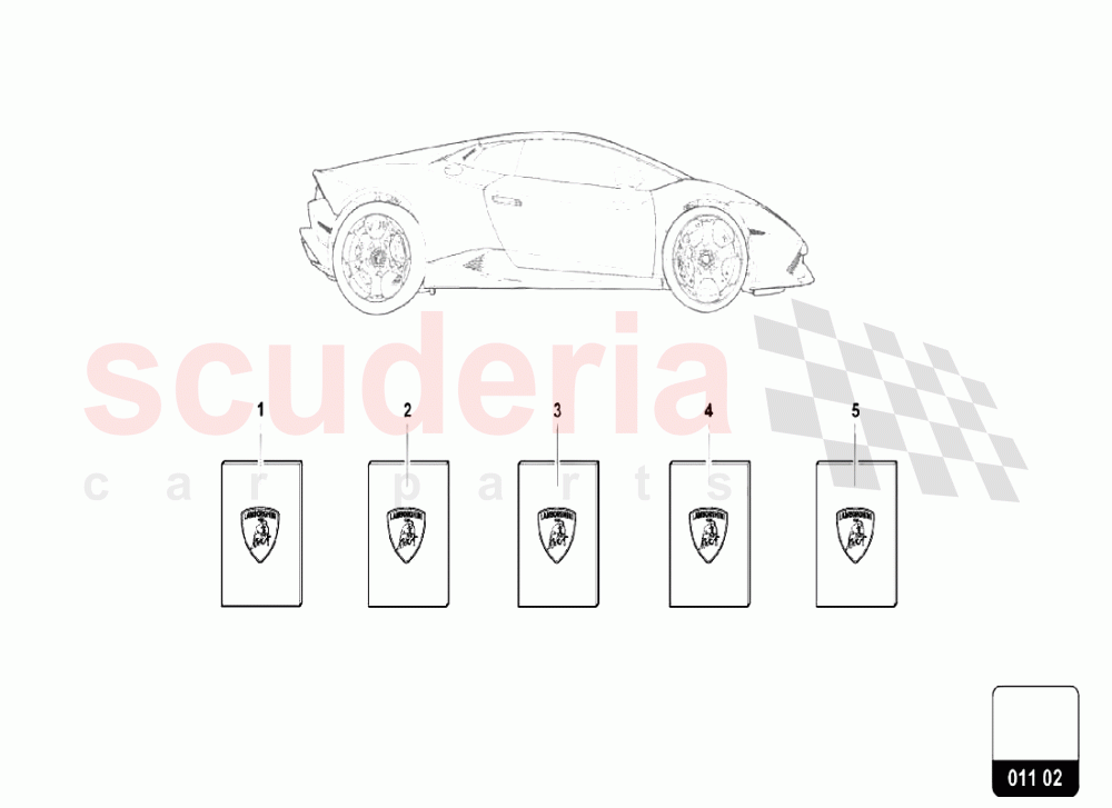 Board Literature of Lamborghini Lamborghini Huracan LP580 Coupe