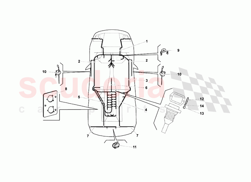 Electrical System 3 of Lamborghini Lamborghini Murcielago LP670