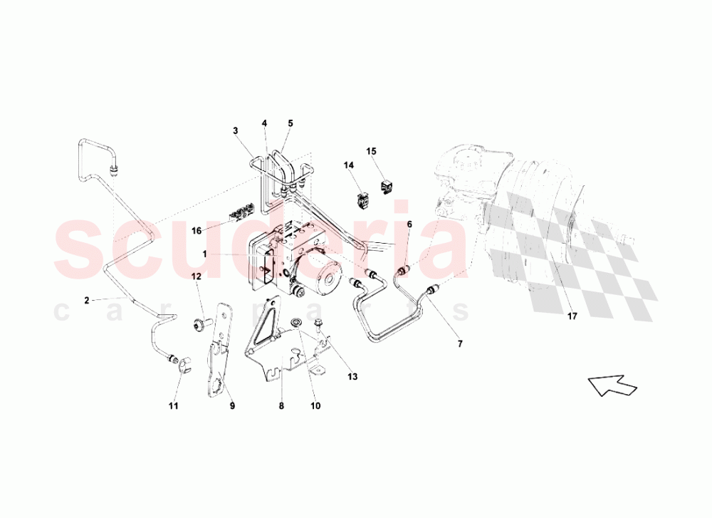 Regulation Of Forces Refraining of Lamborghini Lamborghini Gallardo LP560 Spyder