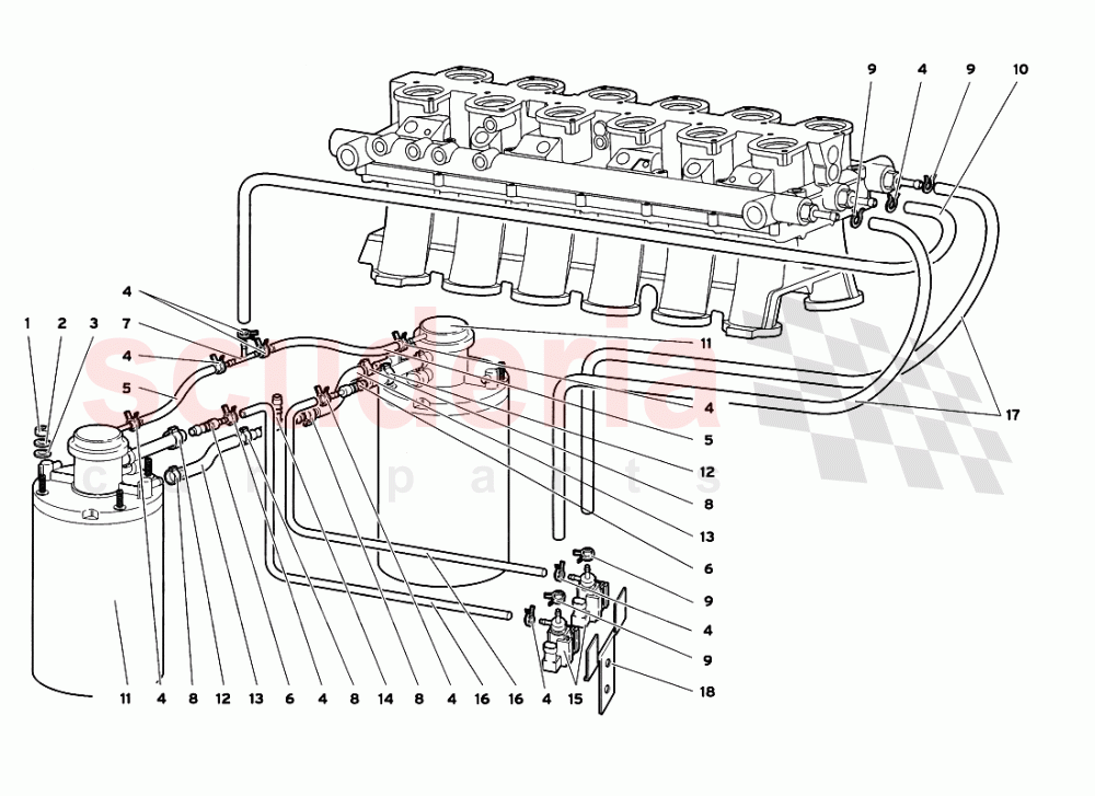 Fuel System 5 of Lamborghini Lamborghini Diablo GT (1999-2000)