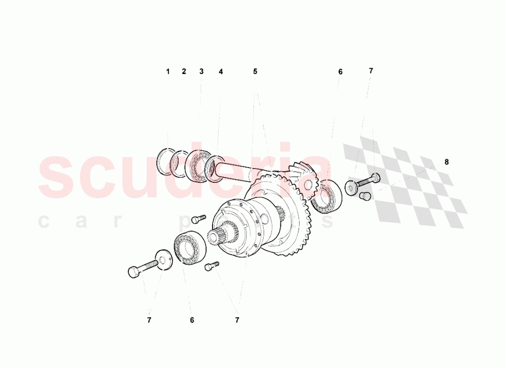 Rear Differential 1 of Lamborghini Lamborghini Murcielago Roadster