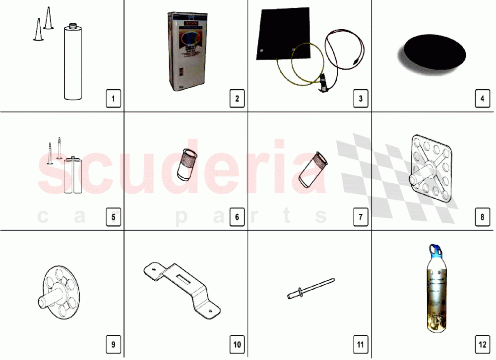 Body Repair Set of Lamborghini Lamborghini Aventador LP740 S