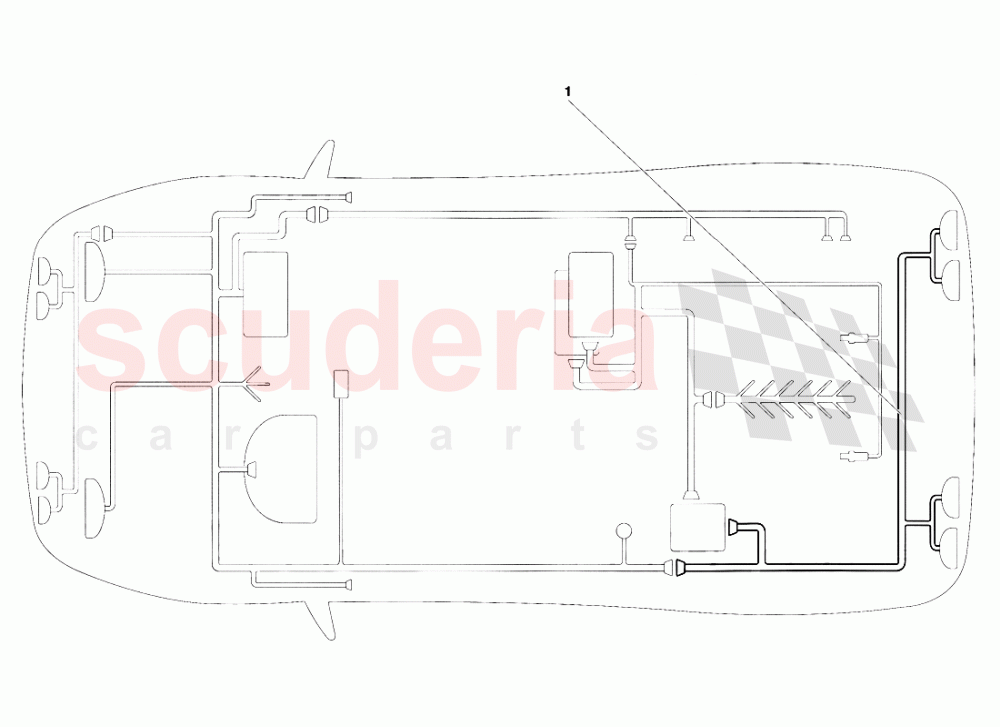 Electrical System (Valid for Japan Version - April 1994) 1 of Lamborghini Lamborghini Diablo VT (1993-1998)