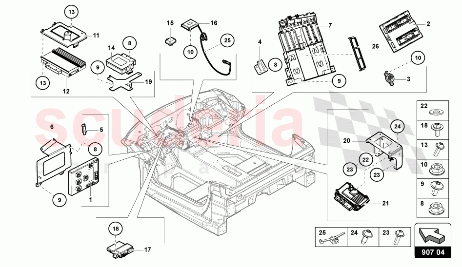 ELECTRICS of Lamborghini Lamborghini Aventador LP780 Ultimae Roadster
