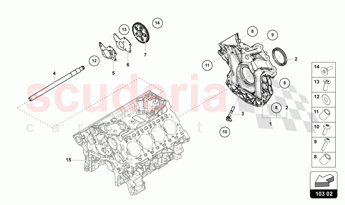 OIL SUMP of Lamborghini Lamborghini Urus S