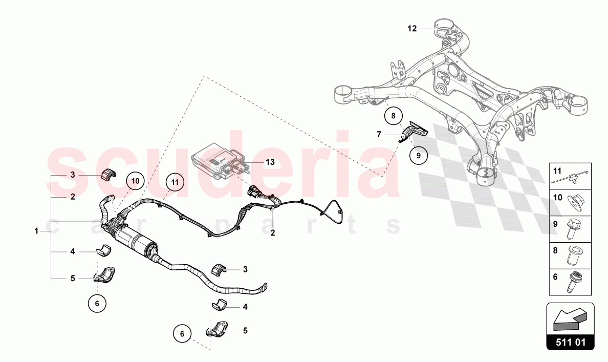CONTROL UNIT FOR STABILISERS of Lamborghini Lamborghini Urus S
