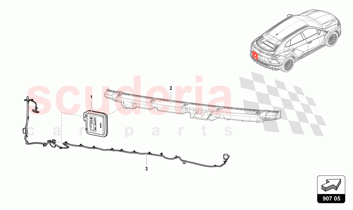 CONTROL UNIT FOR OPENING GARAGE DOOR of Lamborghini Lamborghini Urus S