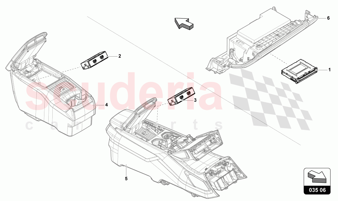 CONNECTION FOR EXTERNAL AUDIO SOURCES of Lamborghini Lamborghini Urus (2019-2022)