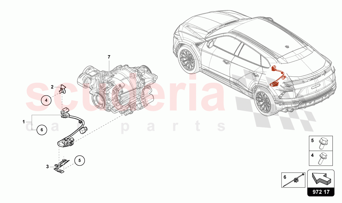 ADAPTER CABLE LOOM of Lamborghini Lamborghini Urus (2019-2022)