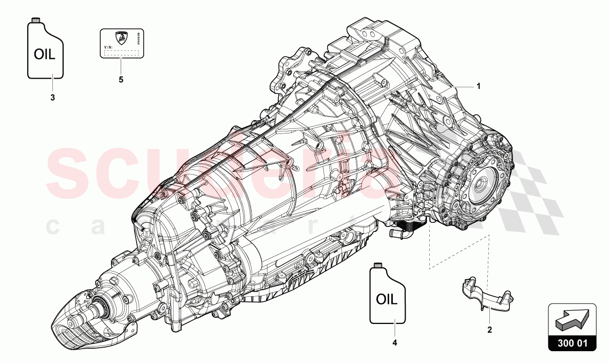 GEARBOX, COMPLETE of Lamborghini Lamborghini Urus Performante