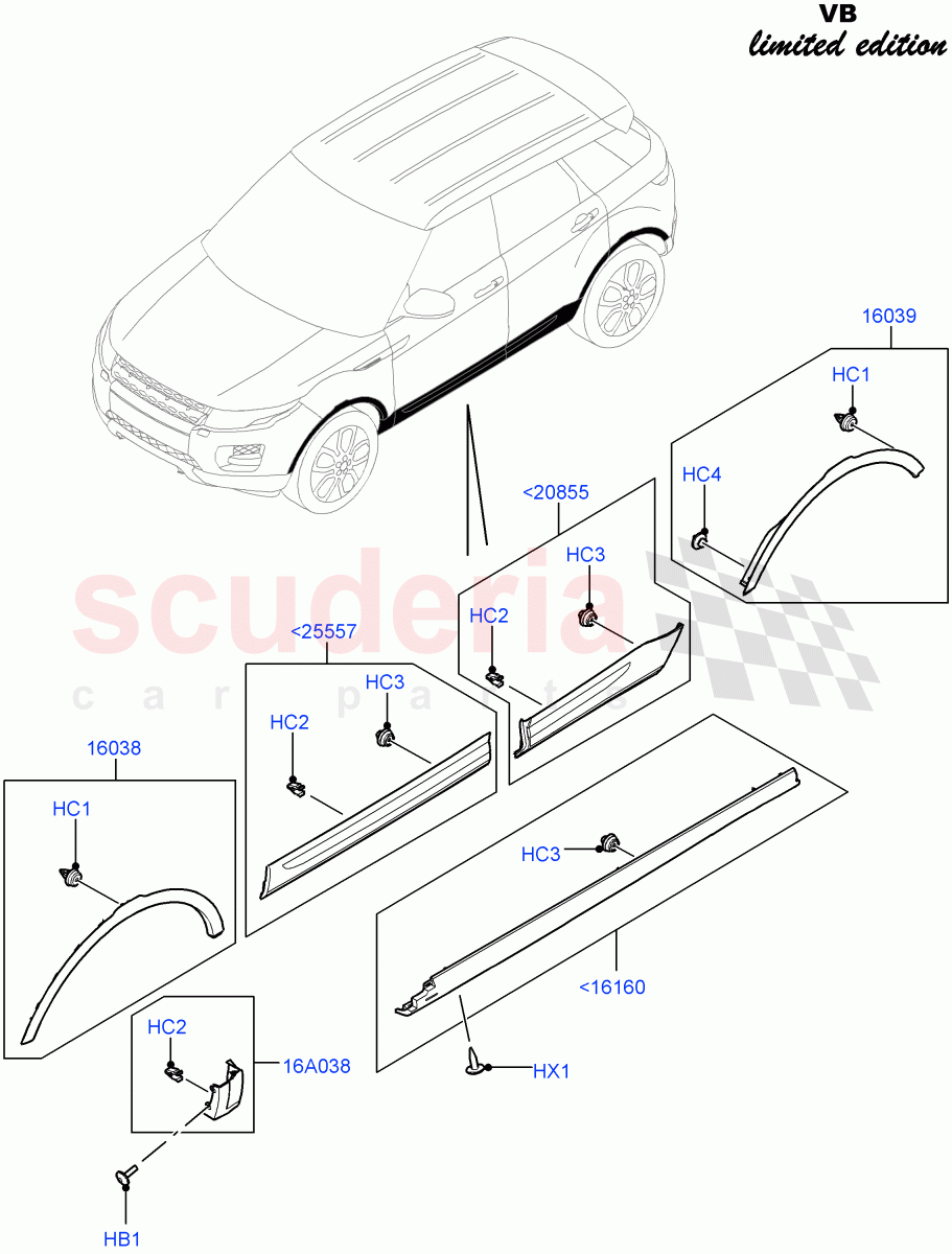 Range Rover Evoque Parts Catalogue – CWSC