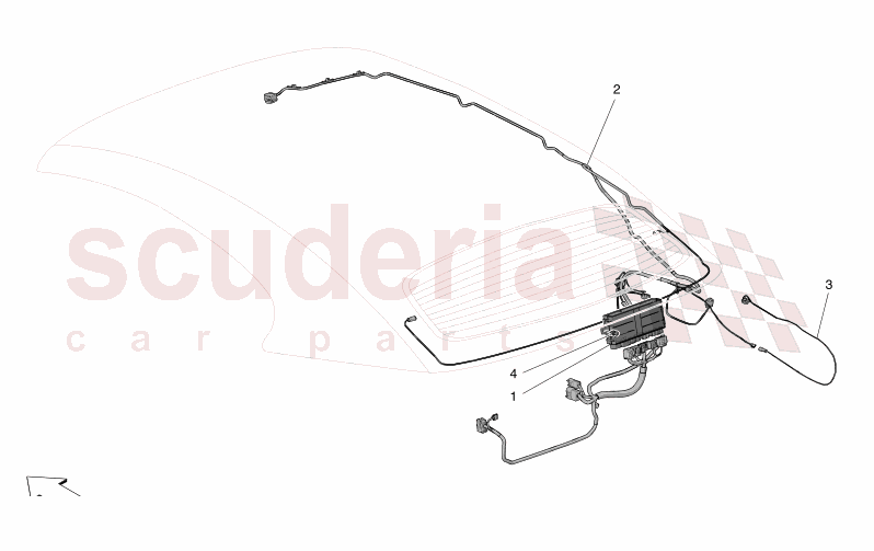 ELECTRICAL CAPOTE: ELECTRONIC CONTROL of Maserati Maserati GranCabrio M189 FOLGORE  AUTOMATIC 4WD BEV 560 kW