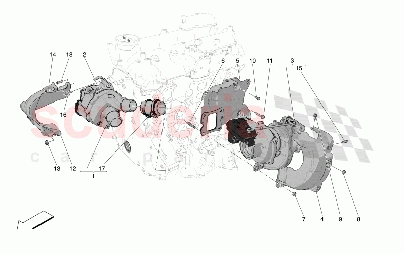 TURBOCHARGING SYSTEM: EQUIPMENTS of Maserati Maserati Grecale GT Automatic 2.0 T4 4WD 300HP MHEV