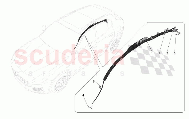 WINDOW BAG SYSTEM of Maserati Maserati Grecale GT Automatic 2.0 T4 4WD 250HP MHEV