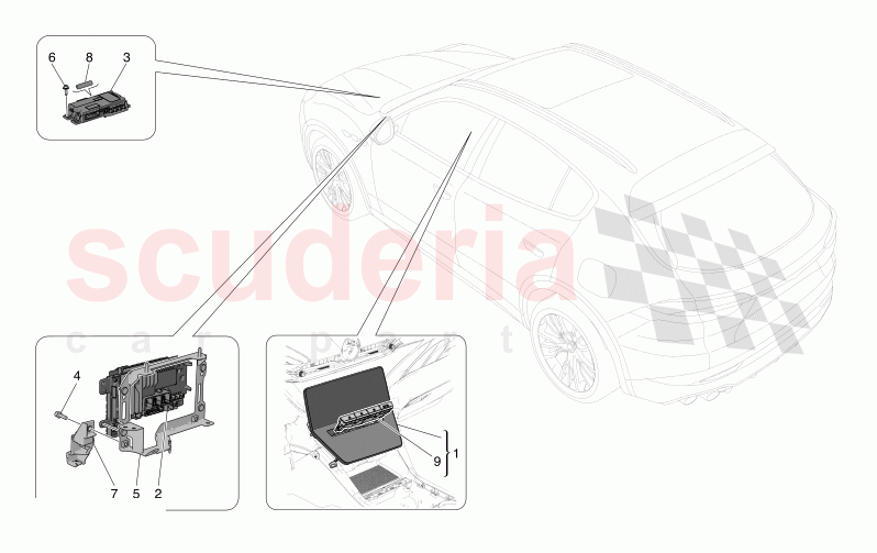IT SYSTEM of Maserati Maserati Grecale GT Automatic 2.0 T4 4WD 250HP MHEV