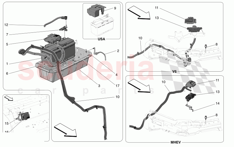 ENERGY GENERATION AND ACCUMULATION of Maserati Maserati Grecale GT Automatic 2.0 T4 4WD 250HP MHEV