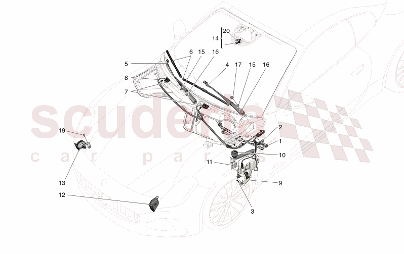 EXTERNAL VEHICLE DEVICES of Maserati Maserati GranCabrio M189 TROFEO  AUTOMATIC 4WD 3.0 BT V6 550 HP