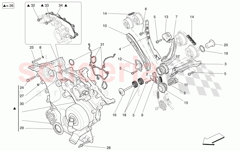 TIMING of Maserati Maserati Levante Modena Automatic 3.0 BT V6 4WD 350HP