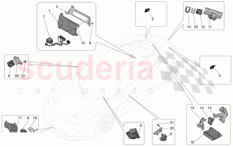 IT SYSTEM of Maserati Maserati MC20 Leggenda Automatic 3.0 BT V6 2WD 630HP