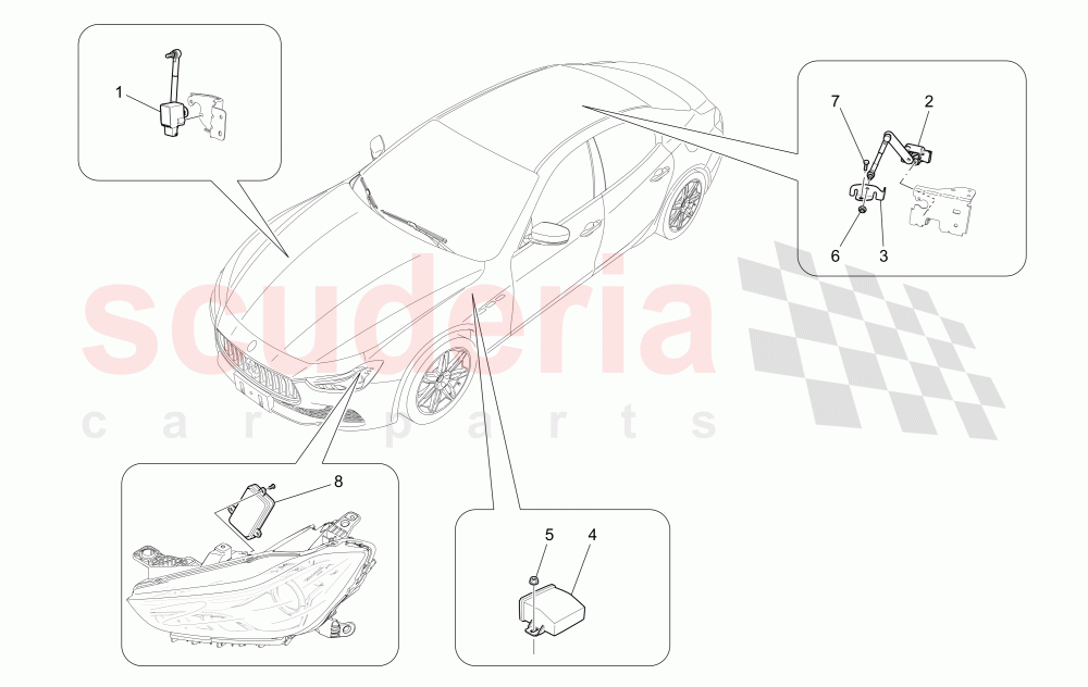 LIGHTING SYSTEM CONTROL of Maserati Maserati Ghibli (2014-2016) Diesel