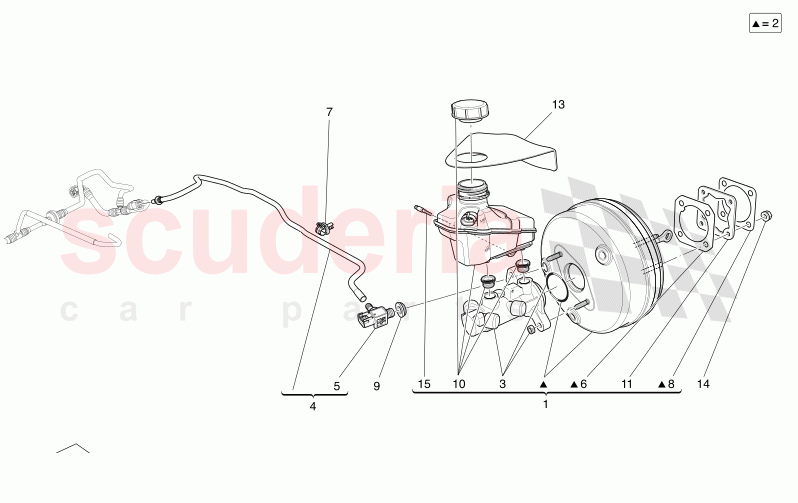 BRAKE SERVO SYSTEM of Maserati Maserati Levante Modena Automatic 3.0 BT V6 4WD 350HP