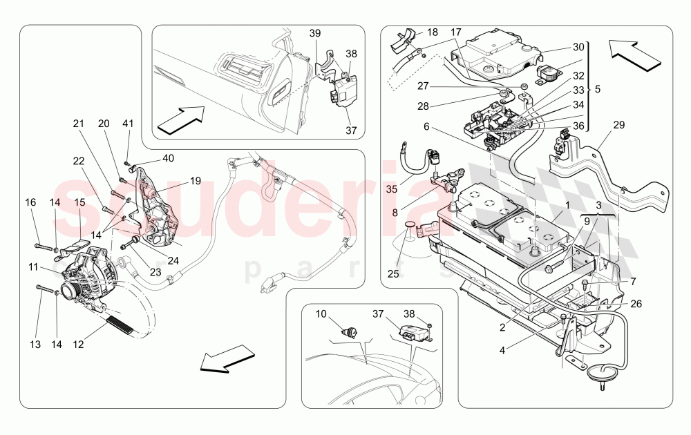 ENERGY GENERATION AND ACCUMULATION of Maserati Maserati Ghibli (2014-2016)