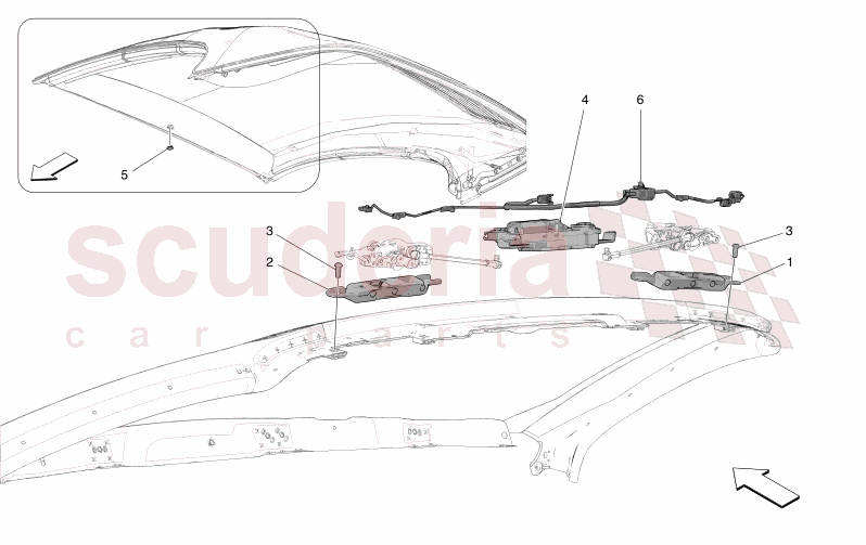 ELECTRICAL CAPOTE: CLOSINGS AND MICROSWITCHES of Maserati Maserati GranCabrio M189    AUTOMATIC 4WD 3.0 BT V6 490 HP